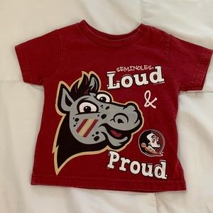 Kids FSU shirt, size 2